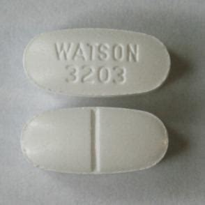 Watson 3203 pill white. The difference is the amount of these ingredients. Watson 3202 contains 5mg of hydrocodone bitartrate and 325mg of acetaminophen (generic Tylenol). The Vicodin 750 that you ask about is quite likely Vicodin ES (extra strength). This contains 750mg of acetaminophen and 7.5mg of hydrocodone. This is obviously stronger than than Watson … 