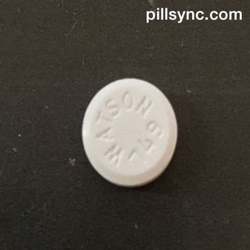 WATSON 462 Pill - pink round, 8mm . Pill with imprint WATSON 462 is 