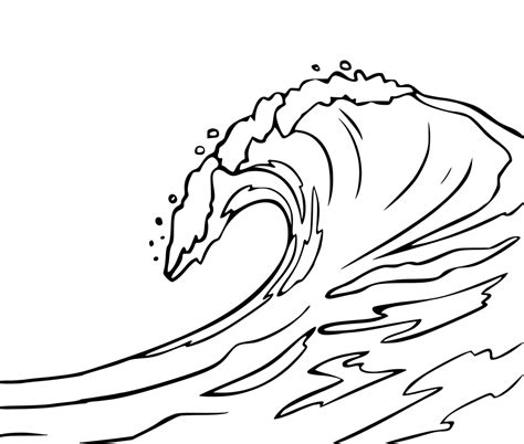 Wave Coloring Pages