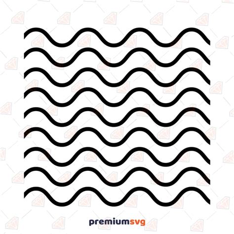 Wave Line SVG, Waves Zigzag SVG Pattern PremiumSVG