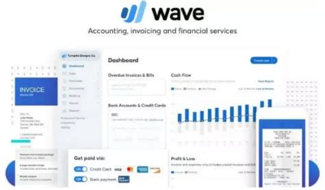 Wave accounting software. You can try out Wave Accounting, a completely free cloud-based accounting software that lets you send invoices, run reports, and connect with popular third-party business apps. You can do unlimited transactions, invoices, and add multiple user accounts. Wave Accounting profits from its users who receive invoice payments. 