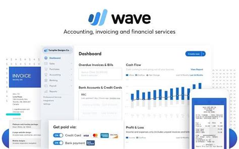 Wave accouting. Check out Wave — it’s free! Wave helps freelancers, consultants, and small businesses. around the world simplify their finances. At least 8 characters, but longer is better. Show. Get started. 