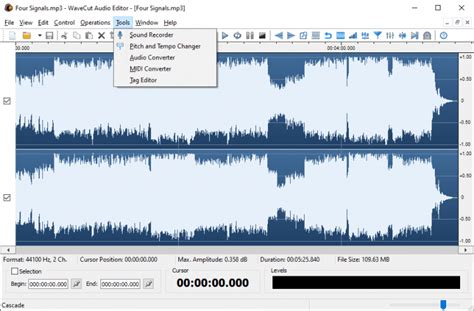 WaveCut Audio Editor for Windows