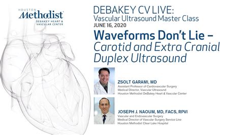 Waveforms Don’t Lie–Carotid & Extra Cranial Duplex Ultrasound (Garami ...