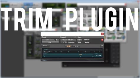 Waves trim plugin. youtube.  Go ahead: stretch your voice, try out different te...