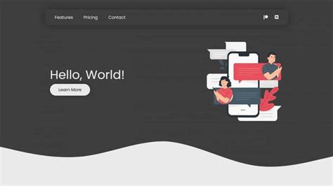 Wavy Landing Page Design HTML & CSS Dieno Digital Marketing Services