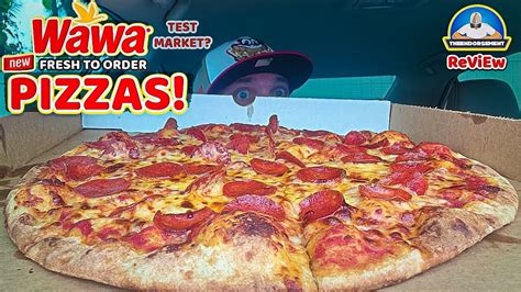 Wawa pizza review. Jul 27, 2023 · And not to be outdone, Wawa has just added 14- and 16-inch pizzas to the menu in over 900 locations. According to a press release, Wawa’s newly available pizzas are both assembled and baked in ... 