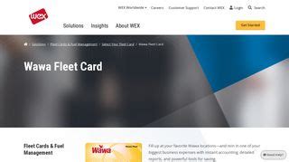 WEX Fleet Card. Fuel your business with rebates up to 3¢ per gallon, a