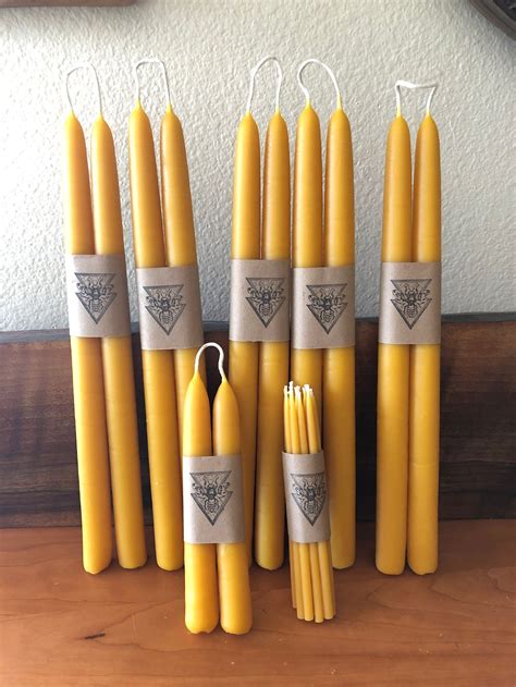 Wax Taper Candles - Etsy