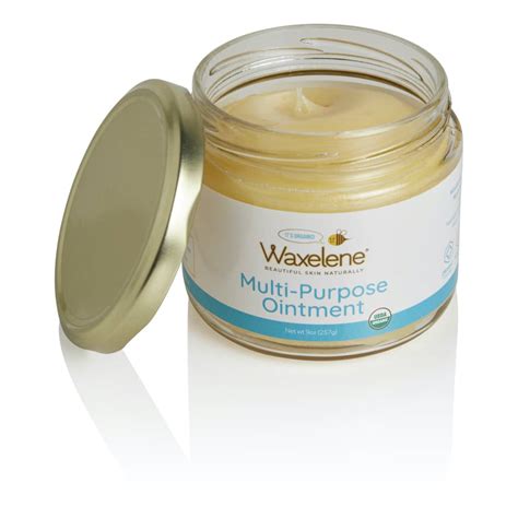 Waxelene - Waxelene’s Multi-Purpose Ointment contains a high proportion of natural beeswax, which protects and preserves the moisture in your skin for longer than a standard skin cream. Thicker hydrating ointments prevent more water from escaping the treated area, ultimately providing better hydration than a cream. This extra …