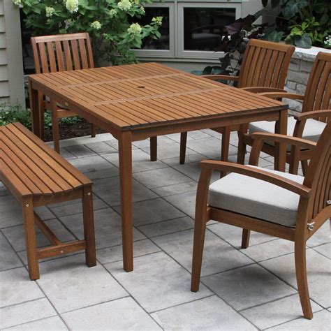 Wayfair Eucalyptus Patio Dining Sets You