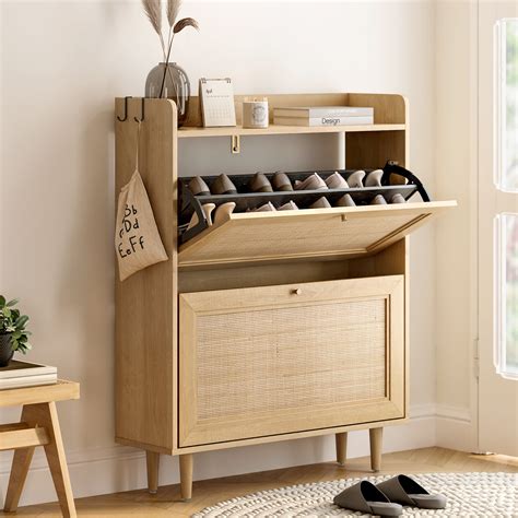 Wayfair Gray Solid Wood Shoe Storage You