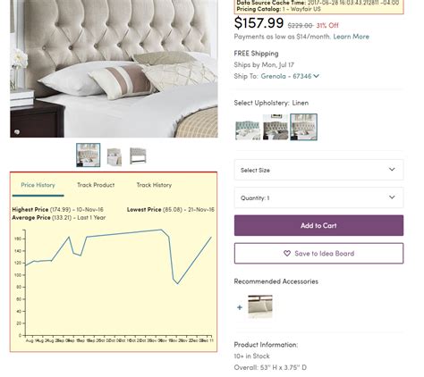 Wayfair price tracker. Are you a new customer looking to spruce up your living space? Wayfair, the leading online home goods retailer, has got you covered. With their enticing new customer coupon, you ca... 