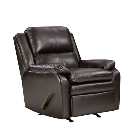Casey Upholstered Recliner. by La-Z-Boy. $699.99. ( 66) Double the trouble, but double the comfort. This plush rocking recliner offers a split back cushion and split armrests, for extra style and support. With various premium fabric options, this recliner can perfectly match a room's existing decor or become a statement piece that shines as ... . 