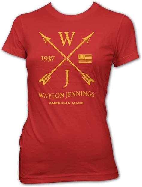 Waylon Jennings - Womens Arrows T-Shirt - Walmart.com