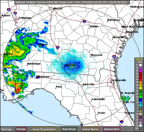 Waynesville ga weather radar. January, the same as December, in Waynesville, Georgia, is another mild winter month, with an average temperature varying between 60.3°F (15.7°C) and 45.9°F (7.7°C). Temperature January is the coldest month, with an average high-temperature of 60.3°F (15.7°C) and an average low-temperature of 45.9°F (7.7°C). 