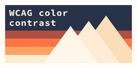 Wcag color contrast. For small text, a minimum color contrast ratio of 4.5:1, and for large text (specified as 18pt, i.e., 24 CSS pixels or 14pt bold, i.e., 19 CSS pixels), a minimum color contrast ratio of 3:1 should be maintained. This is also applicable to text within images. References. WCAG 1.4.3: Contrast (Minimum) Accessibility Insights: color-contrast 