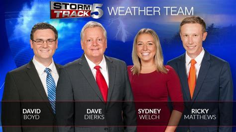 Wcyb 5 weather. WCYB StormTrack 5, Bristol, Virginia. 48,890 likes · 175 talking about this · 209 were here. Chief meteorologist Dave Dierks and meteorologists David Boyd, Teresa Carter, and Kit Alexander are 