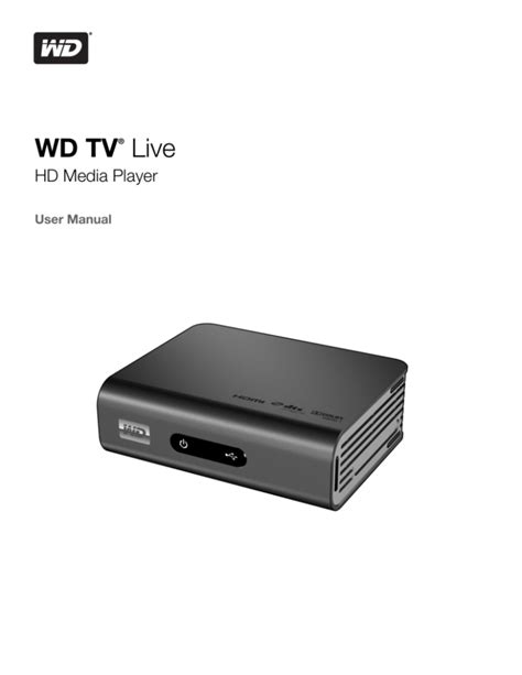 Wd tv live hd media player user manual. - Free toyota corolla 2003 owners manual.