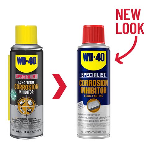 1 - Identification. Product Name: WD-40 Specialist® Corrosion Inhibitor – Long Lasting. Product Use: Corrosion Inhibitor. Restrictions on Use: None identified. SDS Date Of Preparation: July 19, 2018. Manufacturer: WD-40 Company Address: 9715 Businesspark Avenue San Diego, California, USA 92131 Telephone: Emergency: 1-888-324-7596 …. 