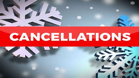 Wdio cancellations. Snow is expected to continue through tonight and some areas have issued travel advisories for this evening into tomorrow morning. Some schools have already reported that there will be morning delays. 