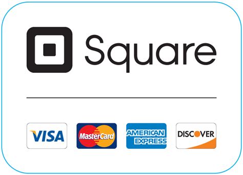 We Accept Square Credit Card Credit Card Sign Square Card