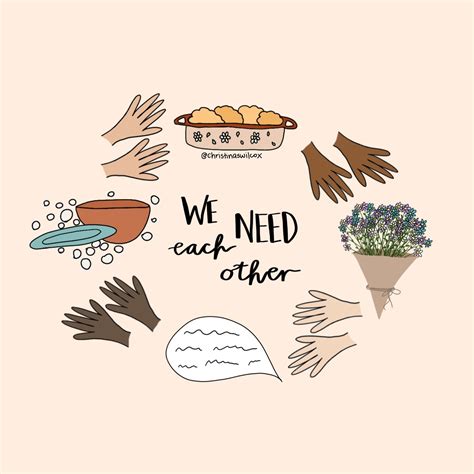 We Need Each Other — Christina S. Wilcox