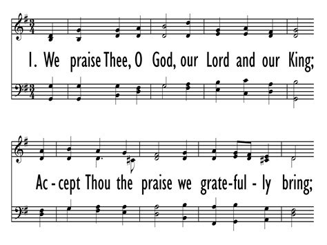 We Praise Thee, O God Hymnary.org