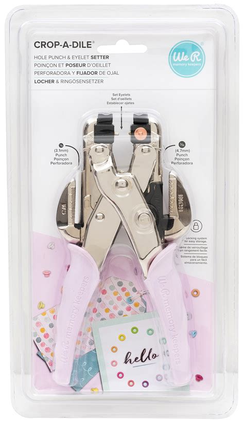 We R Memory Keepers Crop-A-Dile Hole Punch & Eyelet Setter