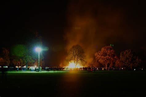 We are live in Worden Park, Leyland for the bonfire and