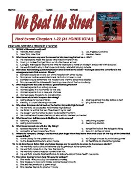We beat the streets study guide answers. - Research projects and research proposals a guide for scientists seeking.