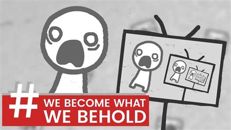 We become what we behold gameplay. "We Become What We Behold" is a game that explores the concept of news cycles and their potential to create vicious cycles. Players curate their own news feed by choosing which events to focus on, impacting the game's world and the overall narrative. The game is open-source, encouraging players to remix and build upon its code and art. 