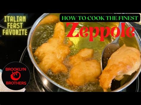 We can eat them every day! Italian Zeppole Recipe - YouTube