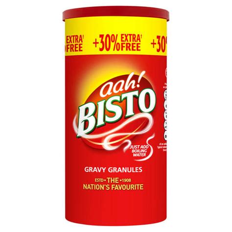 We compared supermarket gravy granules to Bisto cos we