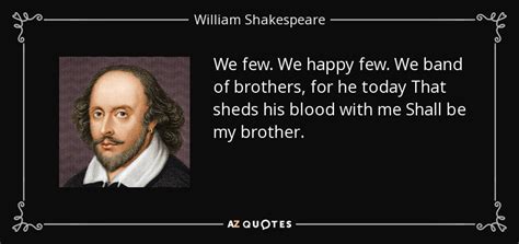 We few, we happy few... by William Shakespeare - Poetry Atlas