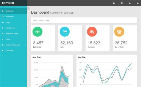 We handpicked 48 Free HTML5 Responsive Admin Dashboard Templates 2017