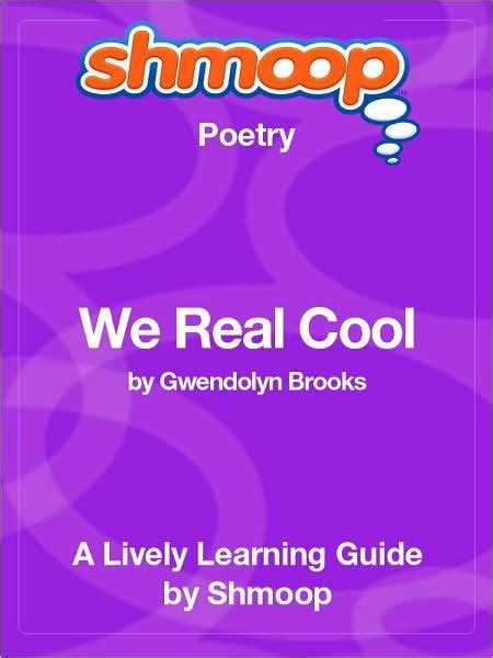 We real cool shmoop poetry guide. - Las poblaciones españolas de vid silvestre.