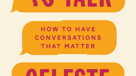 Read Online We Need To Talk How To Have Conversations That Matter By Celeste Headlee