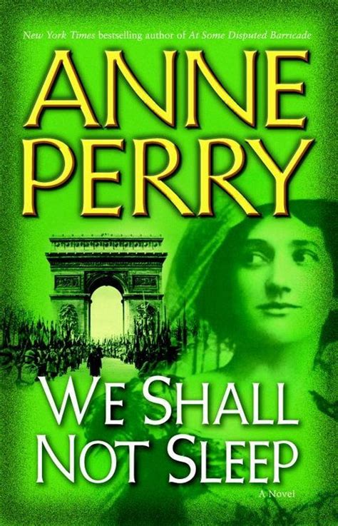 Full Download We Shall Not Sleep World War I 5 By Anne Perry