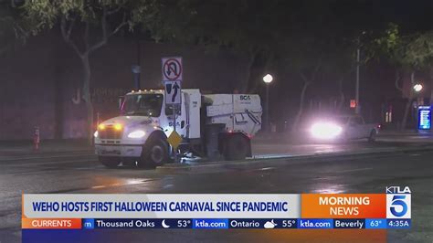 WeHo Halloween Carnaval’s epic return makes for massive cleanup operation 