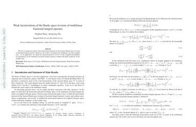 Weak Factorizations of the Hardy Space - Cambridge Core