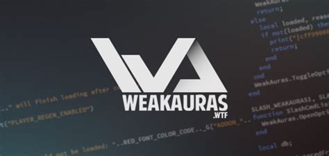 Weakaura snippets.  WeakAuras (WA) is an addon that allows extreme customizability ...