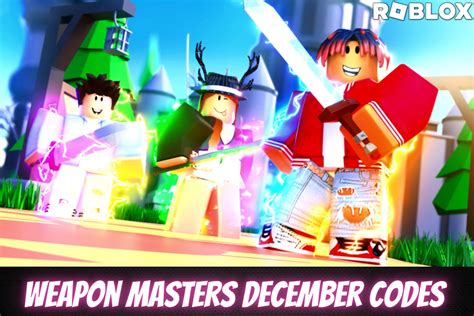 Weapon Masters codes in Roblox Free boosts rebirth and more August 2022 