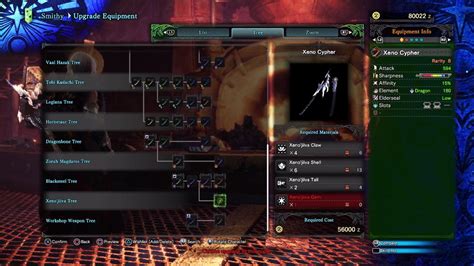 Weapon Tree Monster Hunter World