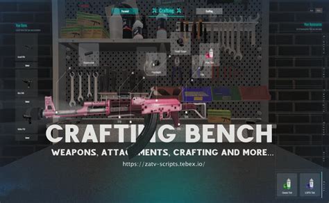 Weapon crafting bench fivem.  Customizable Crafting Stations: &bull; Add unlim...