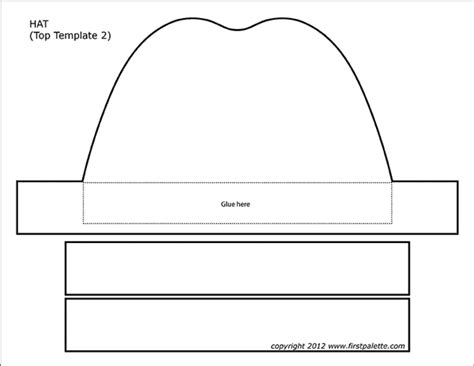 Wearable Paper Hat Template Printable