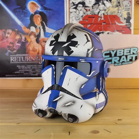 Wearable star wars helmets.  Discover handmade clone helmets from Samoilovar...
