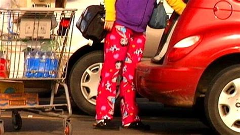 Wearing pajamas in public is weird and wrong. : …