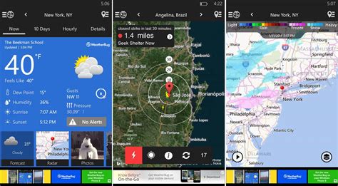 It gives you access to images from satellites all around the world, giving you a realistic view of how the weather is shaping up. . Weastherbug
