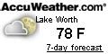 No Active Hurricanes or Warnings Issued. Snow & Ski Forecast Lake Worth, FL. Cold & Flu Lake Worth, FL. Allergy Forecast Lake Worth, FL. Fire Updates. Lake Worth, FL. Local Fire Map. Traffic Cameras. Lake Worth, FL. . 